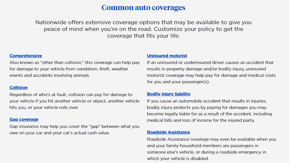 Nationwide Auto Insurance