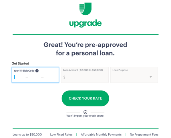 upgrade personal loan reviews