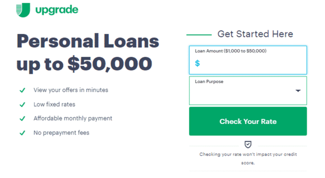 upgrade personal loan reviews