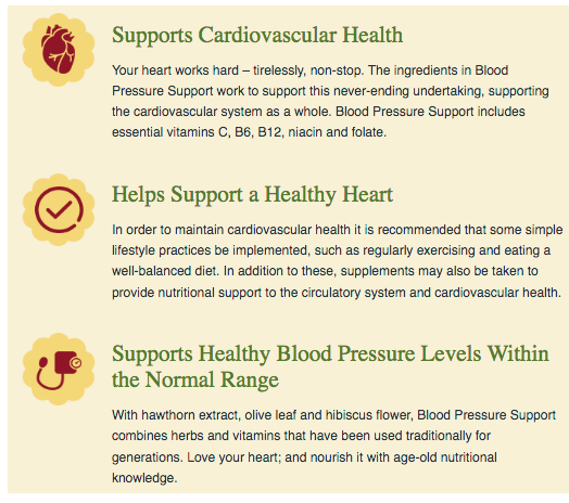 blood pressure support review