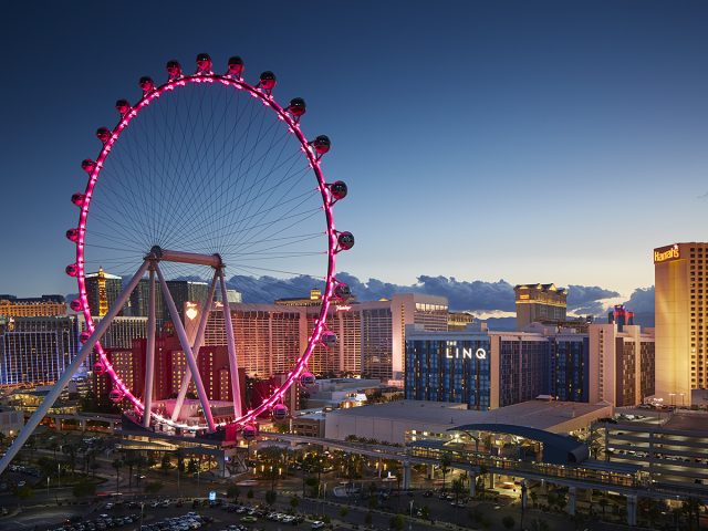 High Roller Ferris Wheel on the Linq