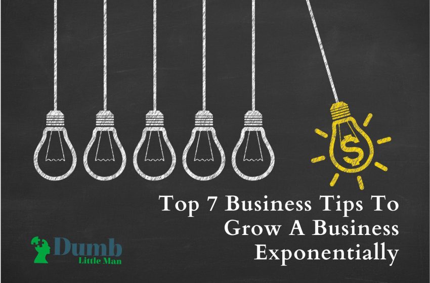  Top 7 Business Tips To Grow A Business Exponentially