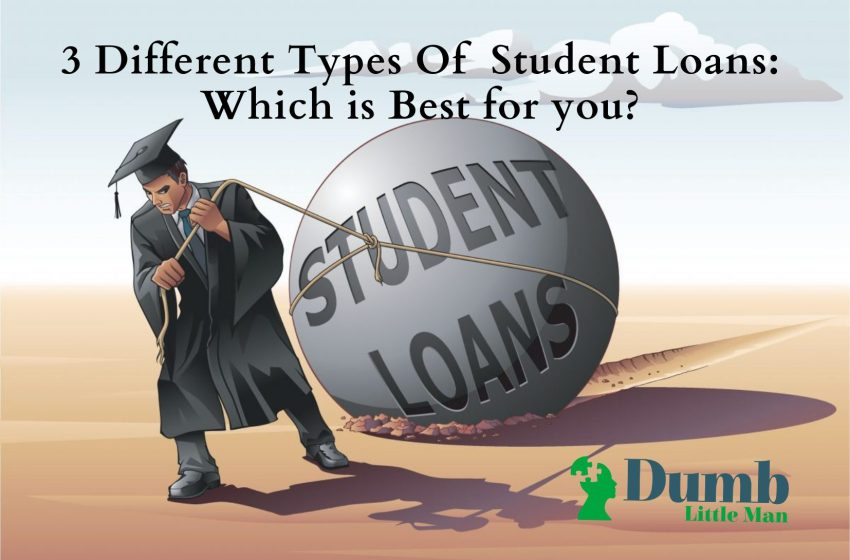  3 Different Types Of  Student Loans: Which is Best for you?