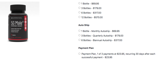 5g male pricing