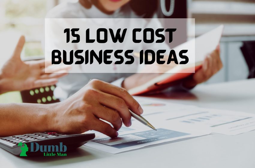  15 Low-Cost Business Ideas in 2022