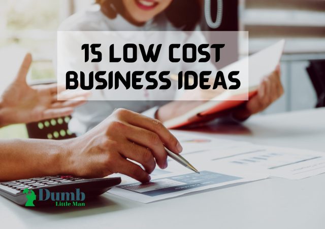 low cost business ideas reddit