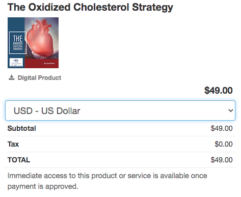 The Oxidized Cholesterol Strategy reviews