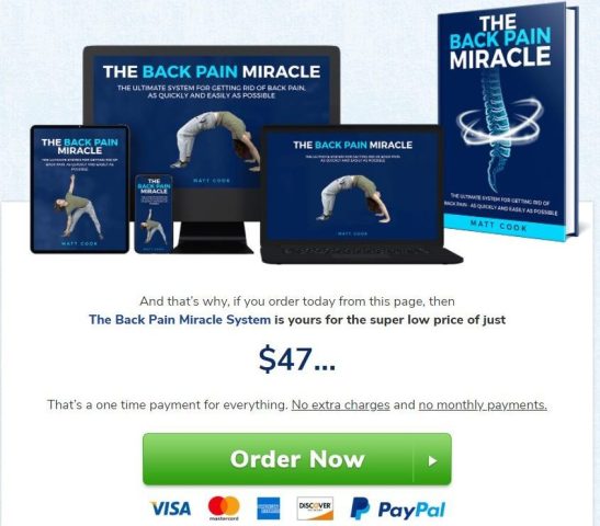 the back pain miracle reviews