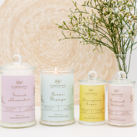 lumiscense scented candles