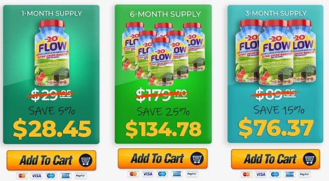the20 flow pricing