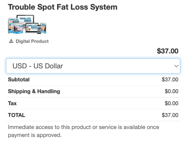 Trouble Spot Fat Loss reviews