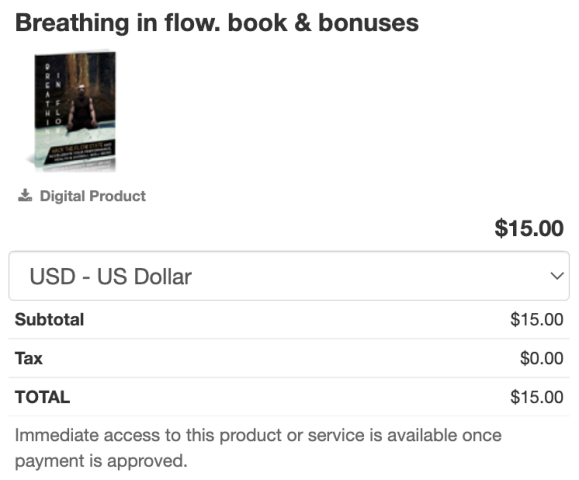 breathing in flow pricing