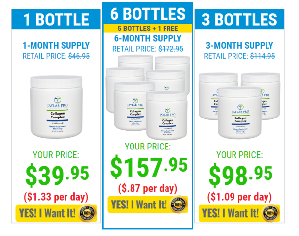 collagen complex pricing