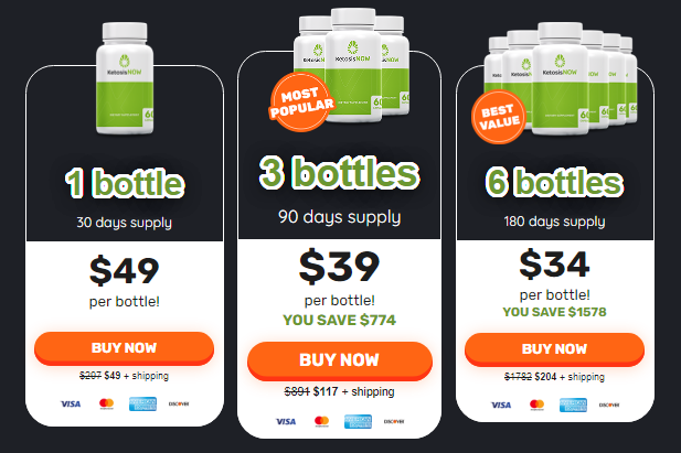 ketosis now pricing