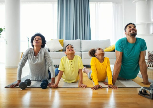 Yoga at home