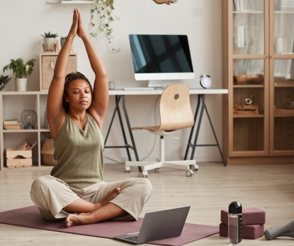 yoga at home