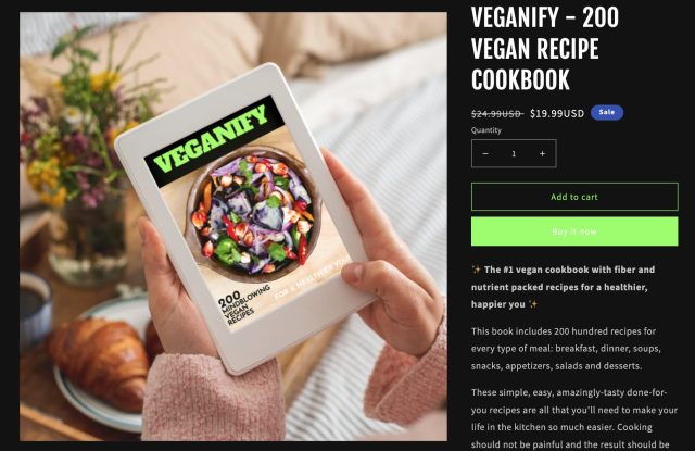 veganify pricing