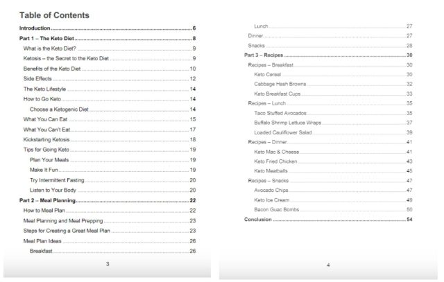 easy keto components