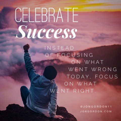 Celebrate your accomplishments along the way