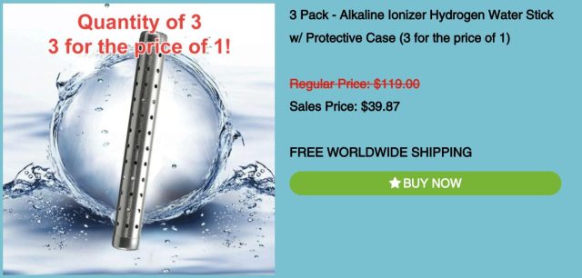 Alkaline Water Stick Pricing