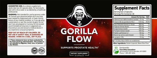 gorilla flow ingredients