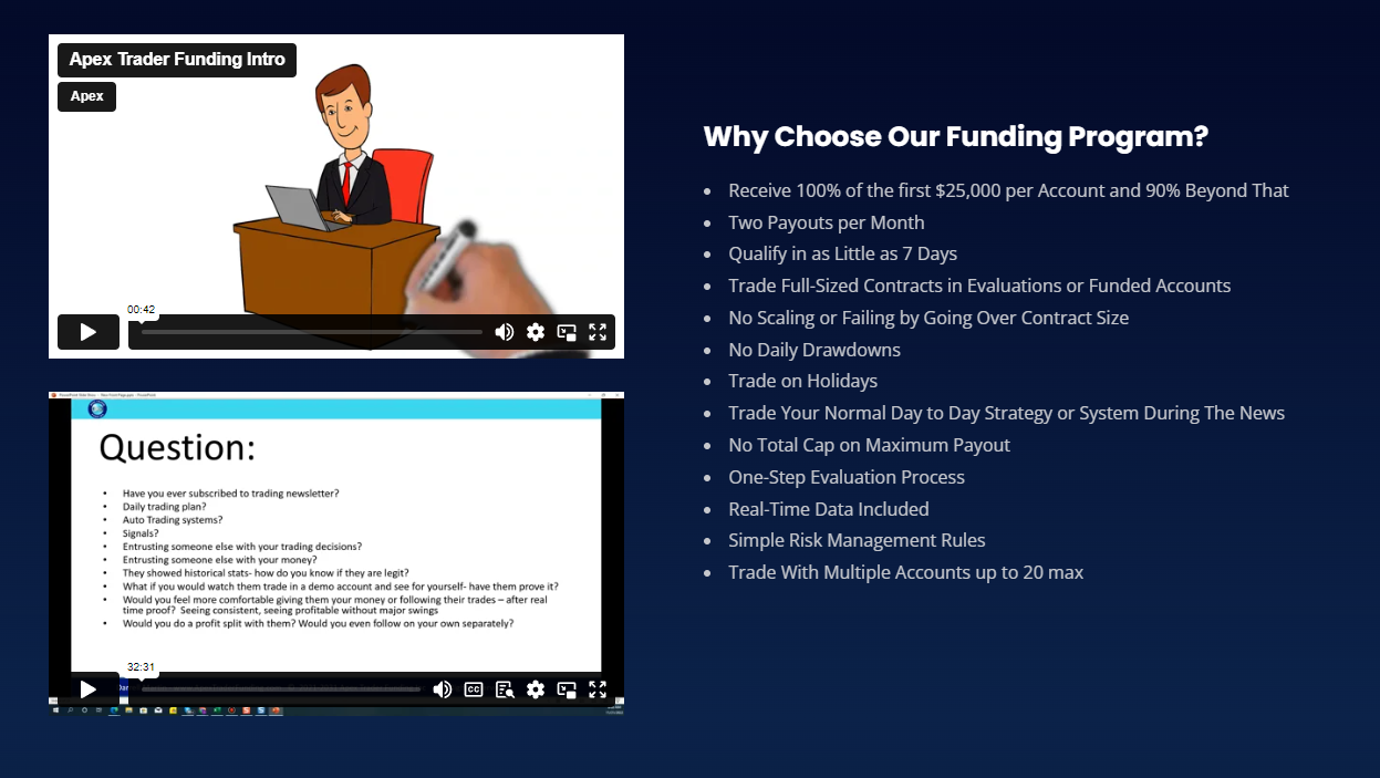 Why Choose Apex Trader Funding