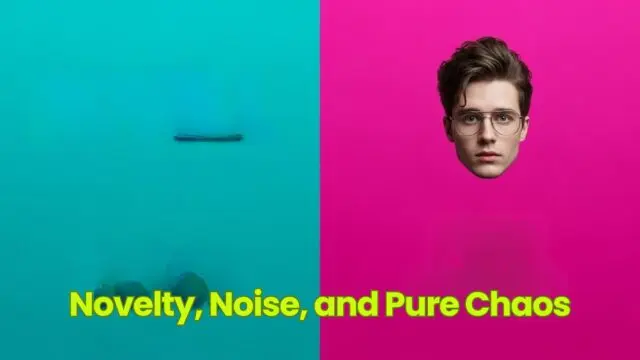 Novelty, Noise, and Pure Chaos