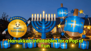Hanukkah Inflatables for a Pop of Fun