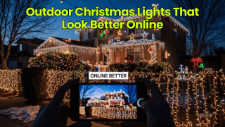 Outdoor Christmas Lights That Look Better Online