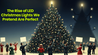 The Rise of LED Christmas Lights We Pretend Are Perfect