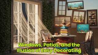 Windows, Patios, and the Illusion of Easy Decorating