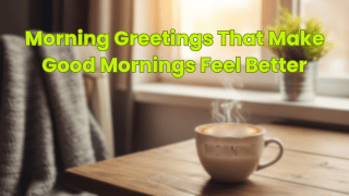 Morning Greetings That Make Good Mornings Feel Better