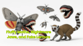Fluffy Moths, Nightmare Jaws, and Fake Lemurs