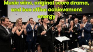 Music wins, original score drama, and box office achievement energy