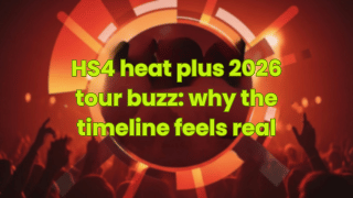 HS4 heat plus 2026 tour buzz: why the timeline feels real
