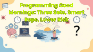 Programming Good Mornings: Three Sets, Smart Reps, Lower Risk