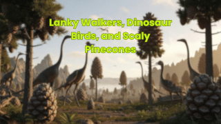 Lanky Walkers, Dinosaur Birds, and Scaly Pinecones
