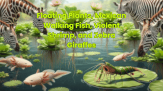 Floating Plants, Mexican Walking Fish, Violent Shrimp, and Zebra Giraffes