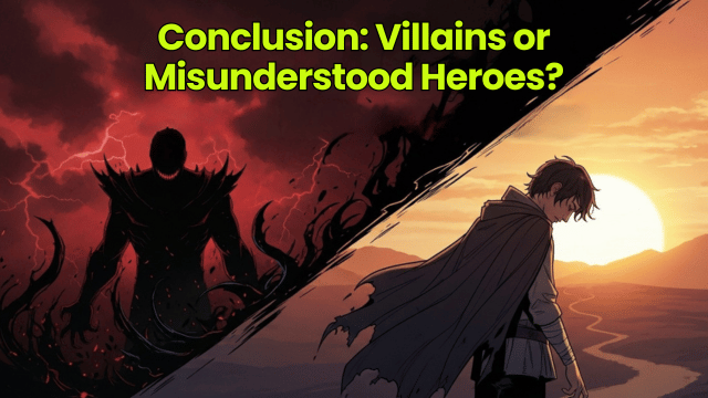 Conclusion: Villains or Misunderstood Heroes?