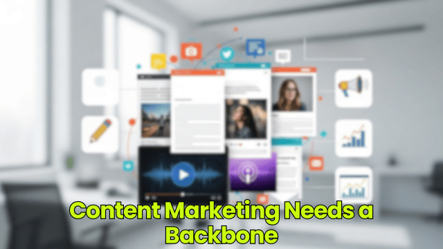Content Marketing Needs a Backbone