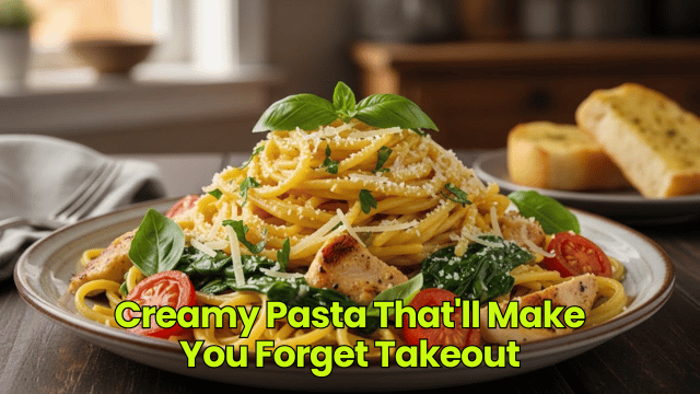 Creamy Pasta That'll Make You Forget Takeout