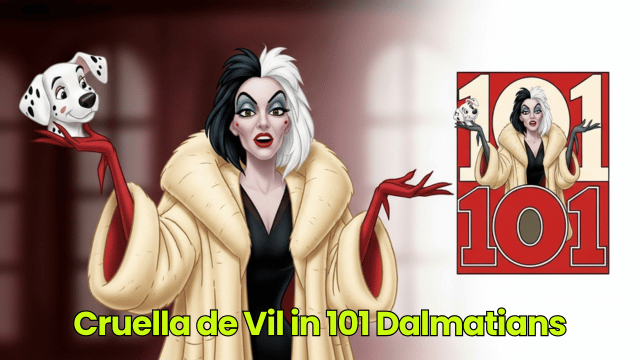 Cruella de Vil in 101 Dalmatians
