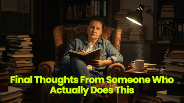 Final Thoughts From Someone Who Actually Does This