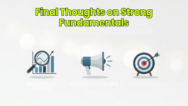 Final Thoughts on Strong Fundamentals