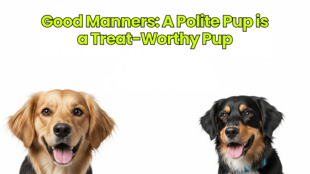 Good Manners: A Polite Pup is a Treat-Worthy Pup