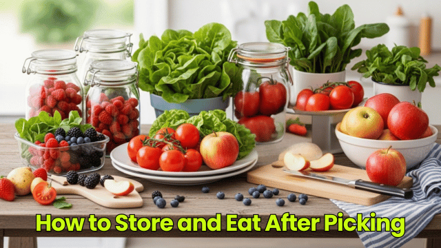 How to Store and Eat After Picking