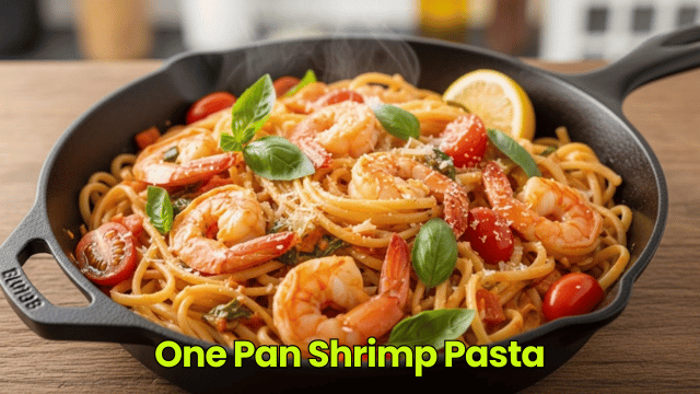 One Pan Shrimp Pasta
