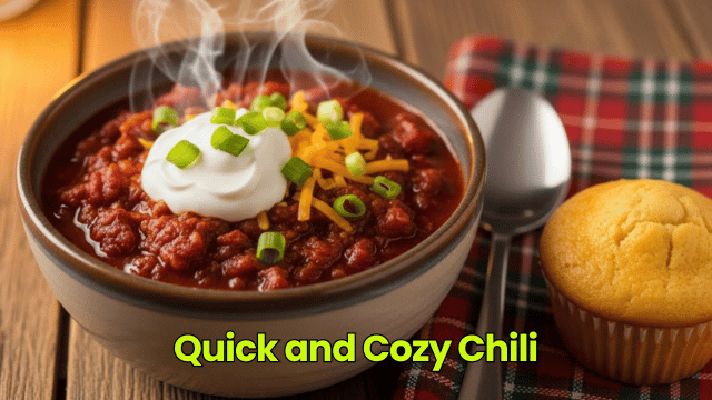 Quick and Cozy Chili