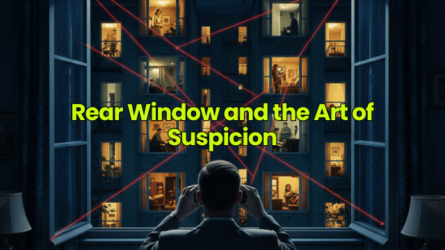 Rear Window and the Art of Suspicion