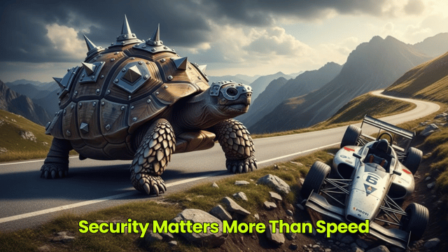 Security Matters More Than Speed